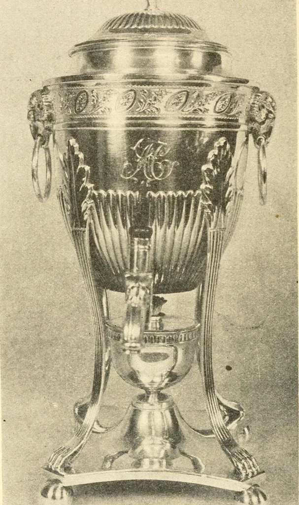 An illustration from Historic silver of the Colonies and its makers, 1917, leaf 385