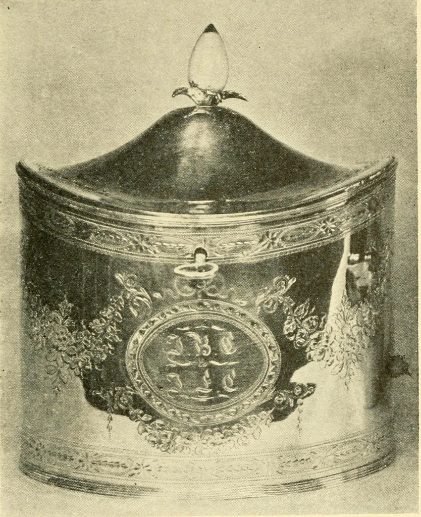An illustration from Historic silver of the Colonies and its makers, 1917, leaf 392