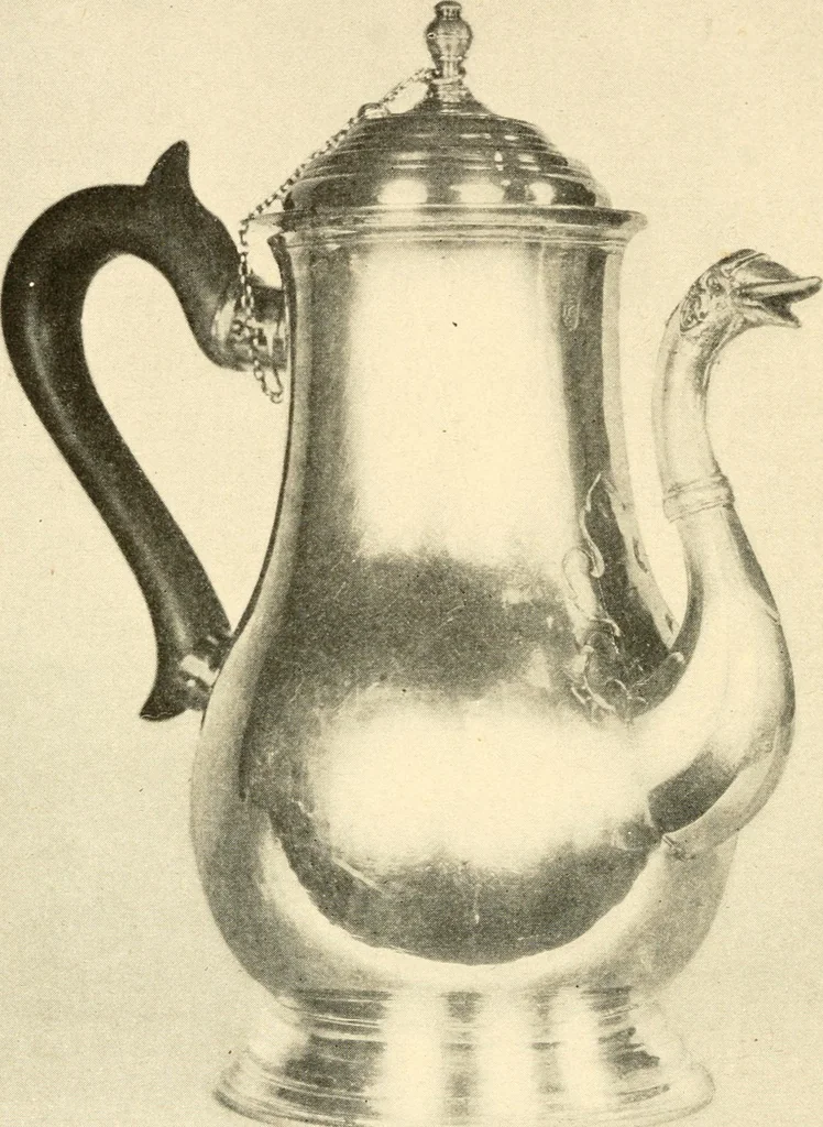 An illustration from Historic silver of the Colonies and its makers, 1917, leaf 401
