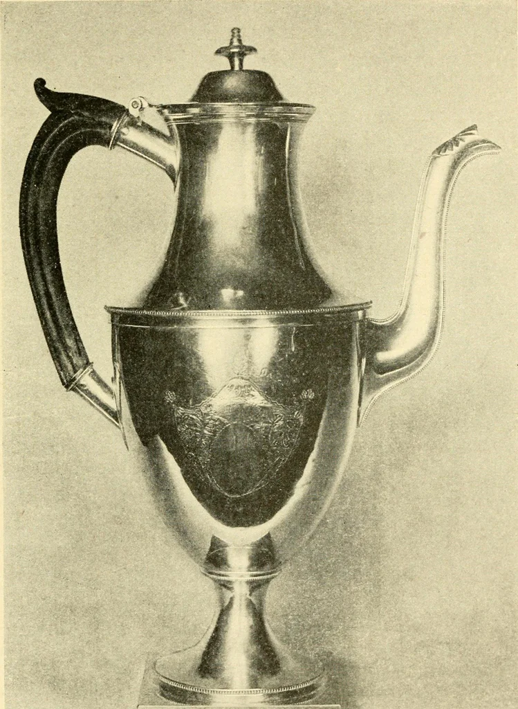 An illustration from Historic silver of the Colonies and its makers, 1917, leaf 412