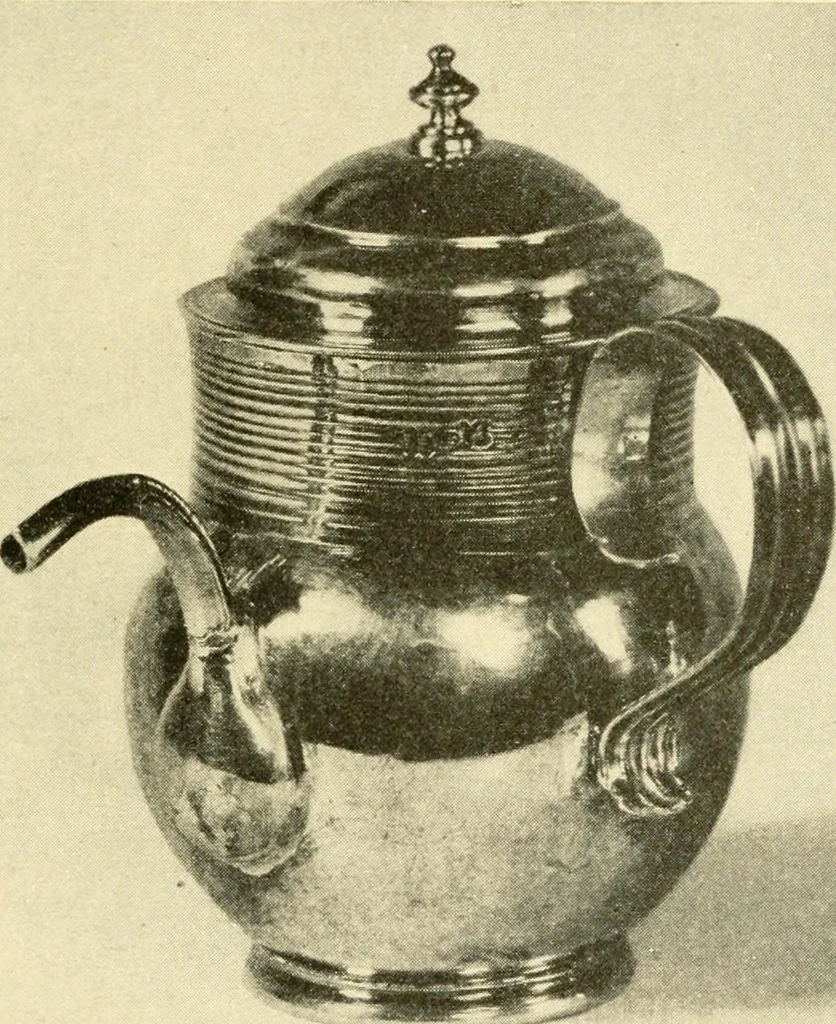 An illustration from Historic silver of the Colonies and its makers, 1917, leaf 416