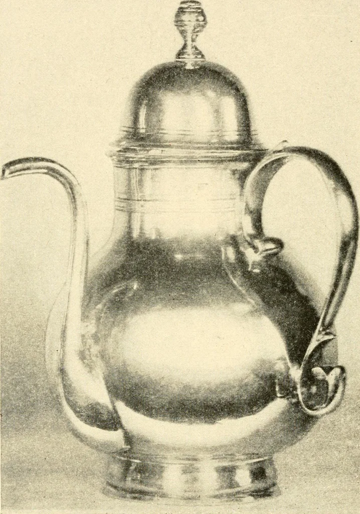 An illustration from Historic silver of the Colonies and its makers, 1917, leaf 419
