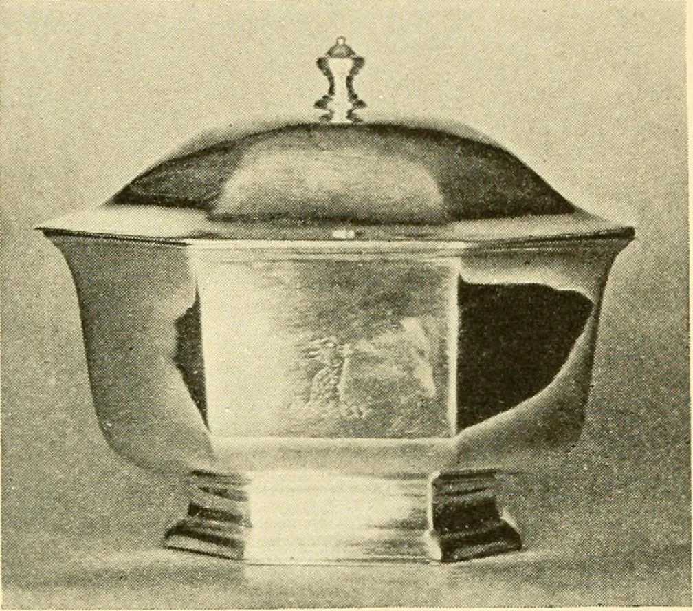 An illustration from Historic silver of the Colonies and its makers, 1917, leaf 434