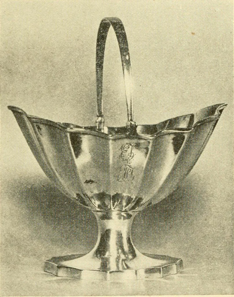 An illustration from Historic silver of the Colonies and its makers, 1917, leaf 436