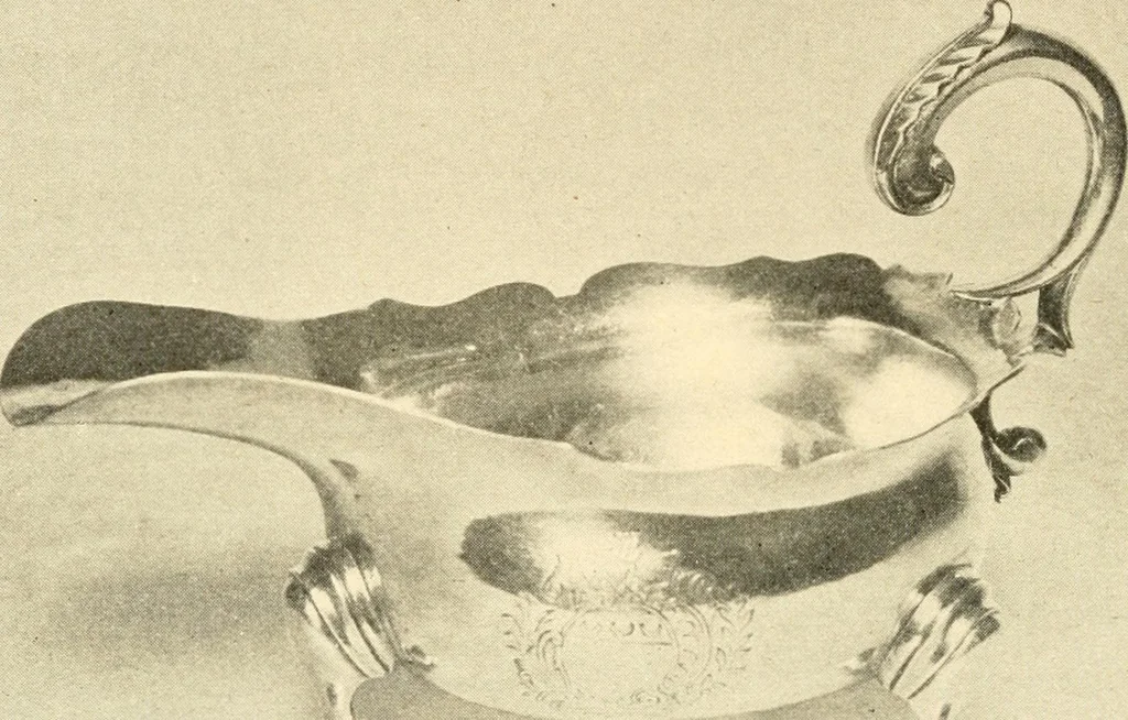 An illustration from Historic silver of the Colonies and its makers, 1917, leaf 447