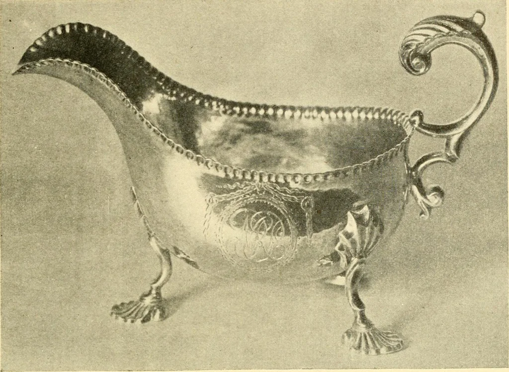 An illustration from Historic silver of the Colonies and its makers, 1917, leaf 448