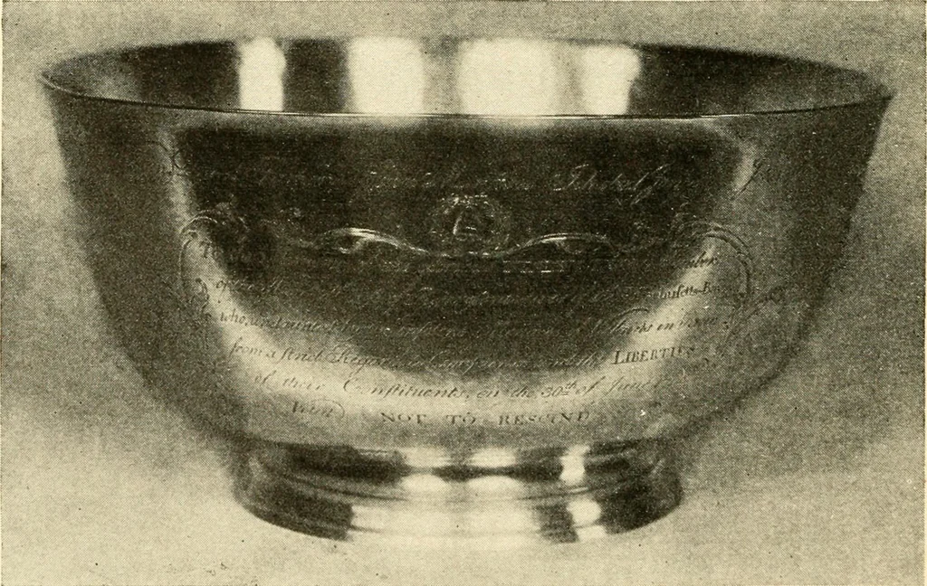 An illustration from Historic silver of the Colonies and its makers, 1917, leaf 453
