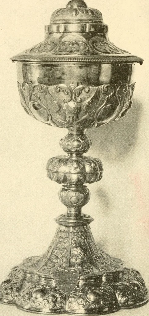 An illustration from Historic silver of the Colonies and its makers, 1917, leaf 465