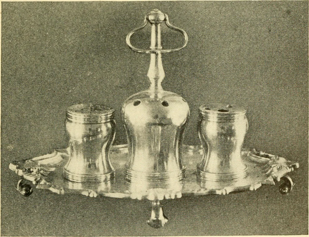 An illustration from Historic silver of the Colonies and its makers, 1917, leaf 468