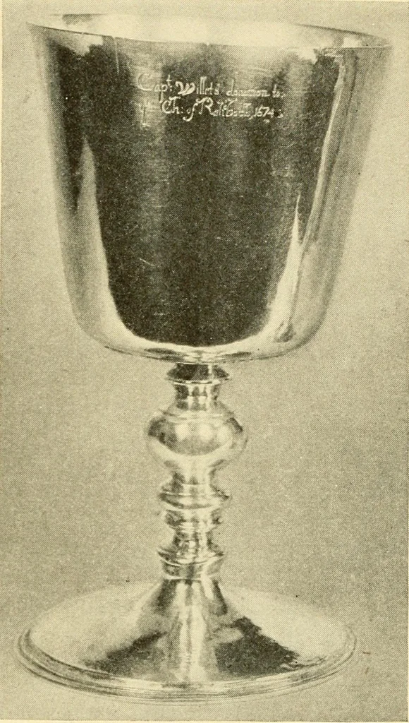 An illustration from Historic silver of the Colonies and its makers, 1917, leaf 74