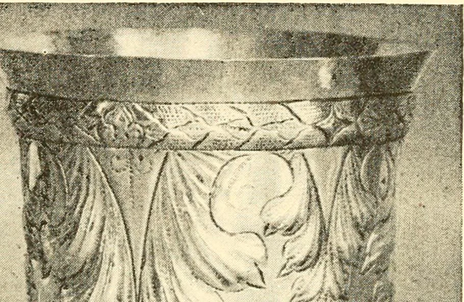 An illustration from Historic silver of the Colonies and its makers, 1917, leaf 95