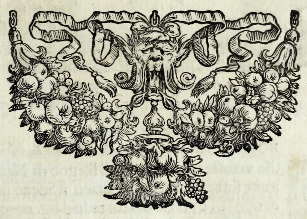An illustration from Historie cronologiche della vera origine di tutti gl' ordini equestri, e religioni caualleresche, 1672, leaf 241