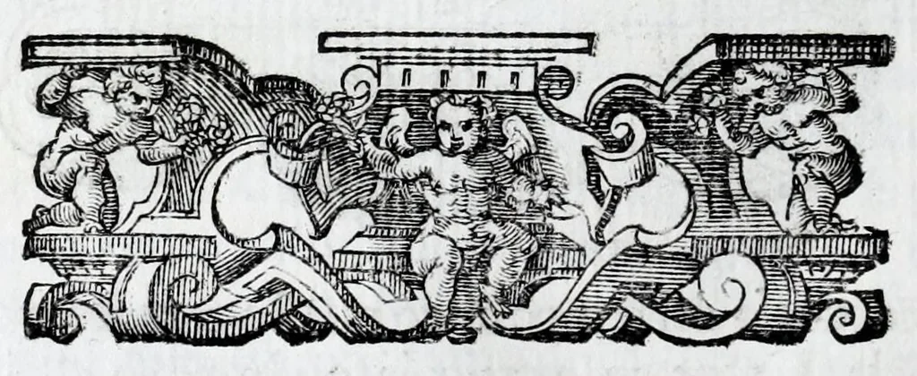An illustration from Historie cronologiche della vera origine di tutti gl' ordini equestri, e religioni caualleresche, 1672, leaf 342