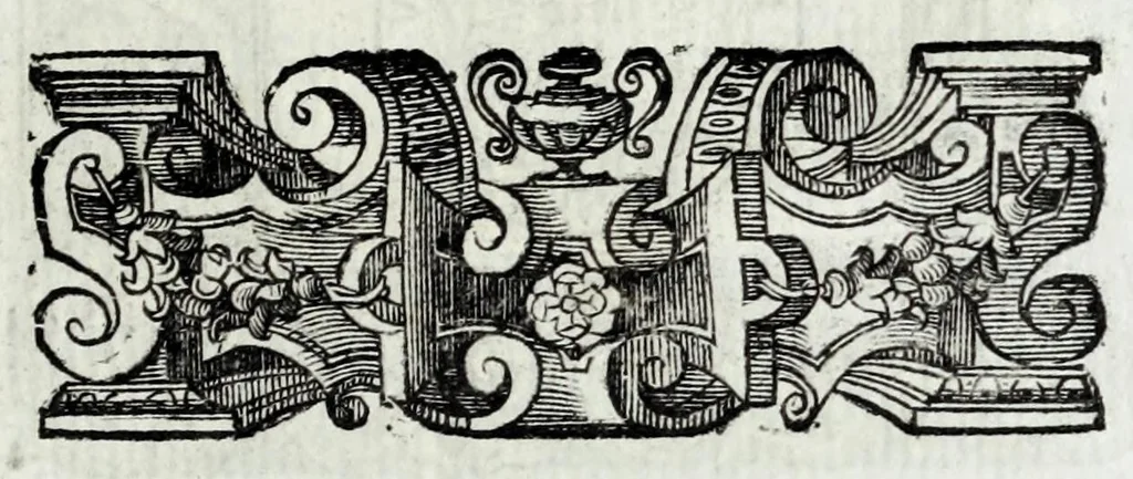 An illustration from Historie cronologiche della vera origine di tutti gl' ordini equestri, e religioni caualleresche, 1672, leaf 447