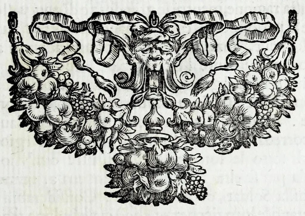 An illustration from Historie cronologiche della vera origine di tutti gl' ordini equestri, e religioni caualleresche, 1672, leaf 473