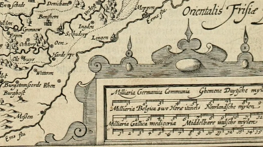 An illustration from Historie der Nieder-landscher ende haerder Naburen oorlogen : ende geschiedenissen tot den iare MVICXII, nu de laestemael bij hem voor syme todtmerckelijck verbetert en in, XXXII boecken voltzocken is mede' hier by gevoegt des autheurs leven [by Simeon Ruytinck] verryckt benessens de Land-Caerte met by na hondert correcte Conterfeijtsels vande voor treflijcste Personagien in dese Historie verhaelt. Alle cierlijck na d'leven ghedaen ende in Coperen platen gesteken ; gedruckt int Yaer ons Heeren MDCXXXVI, 1636, leaf 24
