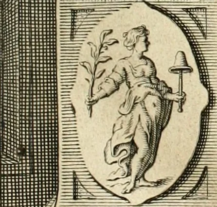 An illustration from Historie der Nieder-landscher ende haerder Naburen oorlogen : ende geschiedenissen tot den iare MVICXII, nu de laestemael bij hem voor syme todtmerckelijck verbetert en in, XXXII boecken voltzocken is mede' hier by gevoegt des autheurs leven [by Simeon Ruytinck] verryckt benessens de Land-Caerte met by na hondert correcte Conterfeijtsels vande voor treflijcste Personagien in dese Historie verhaelt. Alle cierlijck na d'leven ghedaen ende in Coperen platen gesteken ; gedruckt int Yaer ons Heeren MDCXXXVI, 1636, leaf 8