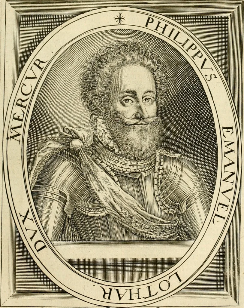 An illustration from Historie der Nieder-landscher ende haerder Naburen oorlogen : ende geschiedenissen tot den iare MVICXII, nu de laestemael bij hem voor syme todtmerckelijck verbetert en in, XXXII boecken voltzocken is mede' hier by gevoegt des autheurs leven [by Simeon Ruytinck] verryckt benessens de Land-Caerte met by na hondert correcte Conterfeijtsels vande voor treflijcste Personagien in dese Historie verhaelt. Alle cierlijck na d'leven ghedaen ende in Coperen platen gesteken ; gedruckt int Yaer ons Heeren MDCXXXVI, 1636, leaf 822