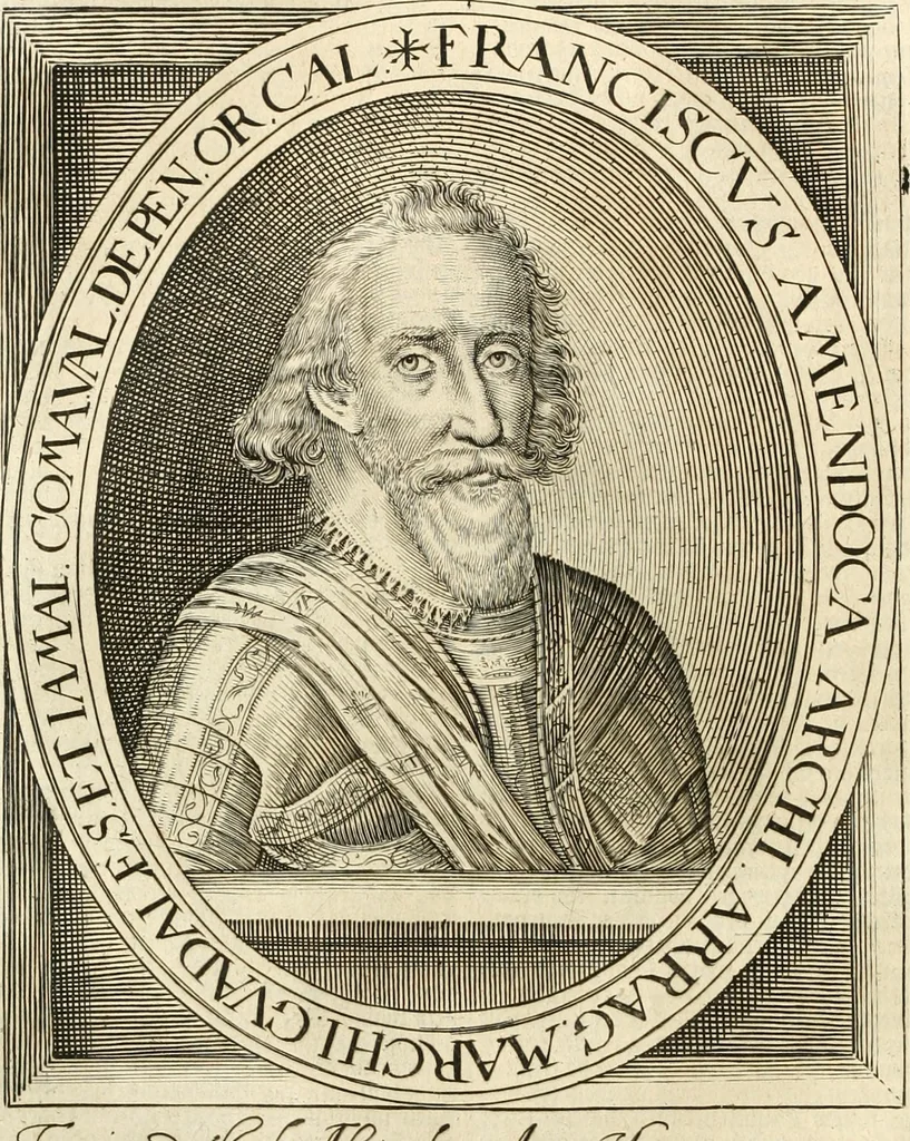 An illustration from Historie der Nieder-landscher ende haerder Naburen oorlogen : ende geschiedenissen tot den iare MVICXII, nu de laestemael bij hem voor syme todtmerckelijck verbetert en in, XXXII boecken voltzocken is mede' hier by gevoegt des autheurs leven [by Simeon Ruytinck] verryckt benessens de Land-Caerte met by na hondert correcte Conterfeijtsels vande voor treflijcste Personagien in dese Historie verhaelt. Alle cierlijck na d'leven ghedaen ende in Coperen platen gesteken ; gedruckt int Yaer ons Heeren MDCXXXVI, 1636, leaf 851