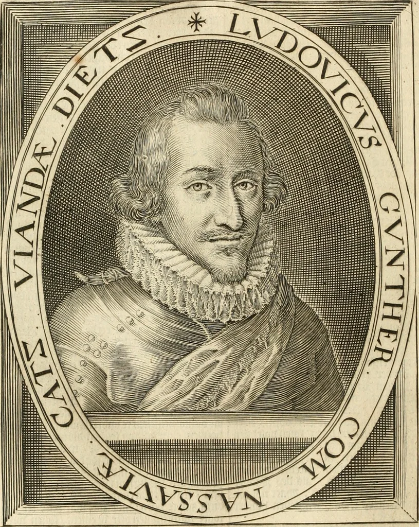 An illustration from Historie der Nieder-landscher ende haerder Naburen oorlogen : ende geschiedenissen tot den iare MVICXII, nu de laestemael bij hem voor syme todtmerckelijck verbetert en in, XXXII boecken voltzocken is mede' hier by gevoegt des autheurs leven [by Simeon Ruytinck] verryckt benessens de Land-Caerte met by na hondert correcte Conterfeijtsels vande voor treflijcste Personagien in dese Historie verhaelt. Alle cierlijck na d'leven ghedaen ende in Coperen platen gesteken ; gedruckt int Yaer ons Heeren MDCXXXVI, 1636, leaf 913