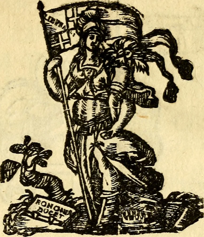An illustration from Historie memorabili della città di Bologna, 1666, leaf 12