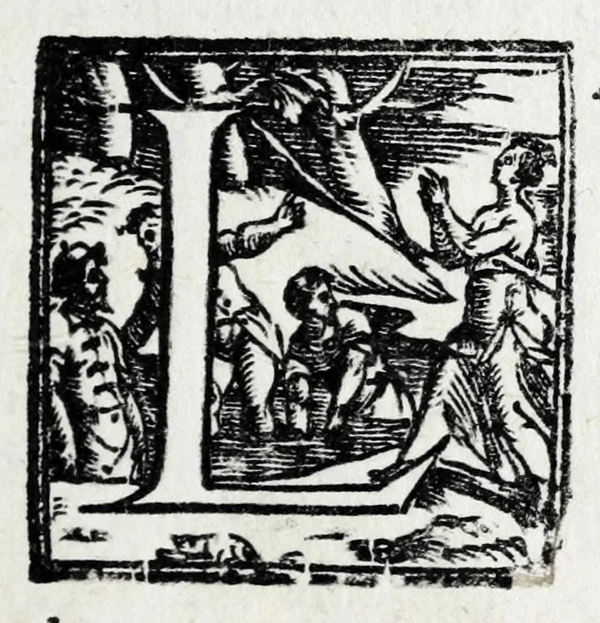 An illustration from Historie memorabili della città di Bologna : nelle vite di tre huomini illustri, Antonio Lambertacci, Nanni Gozzadini, e Galeazzo Mariscotti, 1666, leaf 11