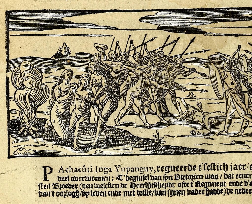 An illustration from Historie naturael en morael van de Westersche Indien. : Waer inne ghehandelt wort van de merckelijckste dinghen des hemels, elementen, metalen, planten ende gedierten van dien: als oock de manieren, ceremonien, wetten, regeeringen, ende oorlogen der Indianen., 1624, leaf 292