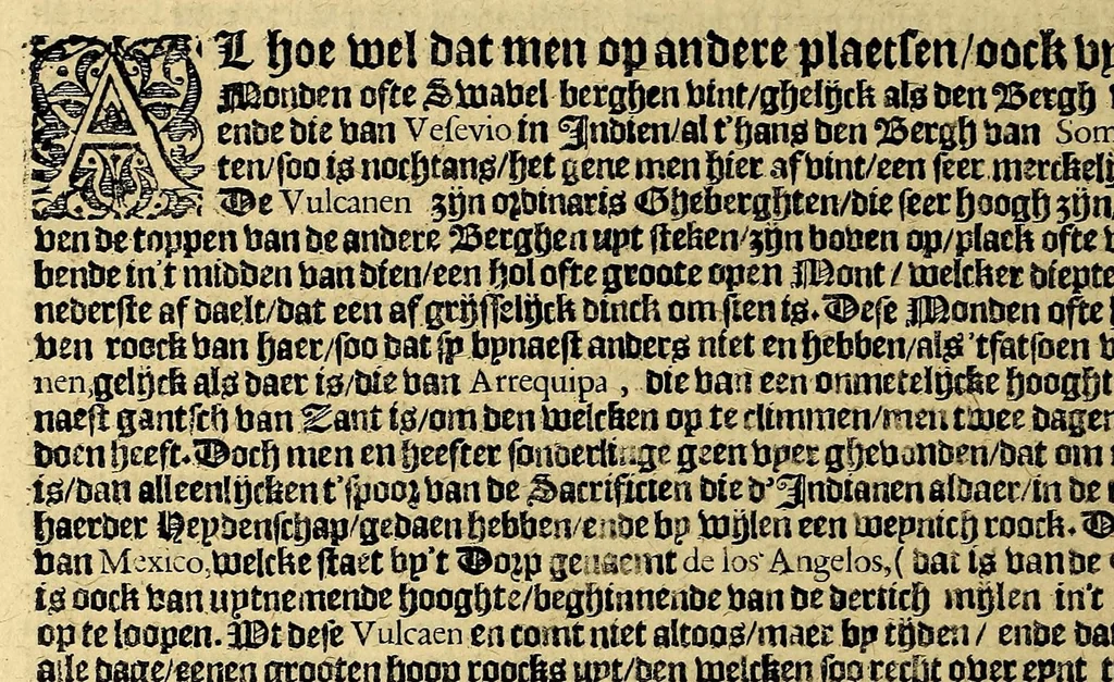 An illustration from Historie naturael en morael van de Westersche Indien. : Waer inne ghehandelt wort van de merckelijckste dinghen des hemels, elementen, metalen, planten ende gedierten van dien : als oock de manieren, ceremonien, wetten, regeeringen, ende oorlogen der Indianen., 1624, leaf 126