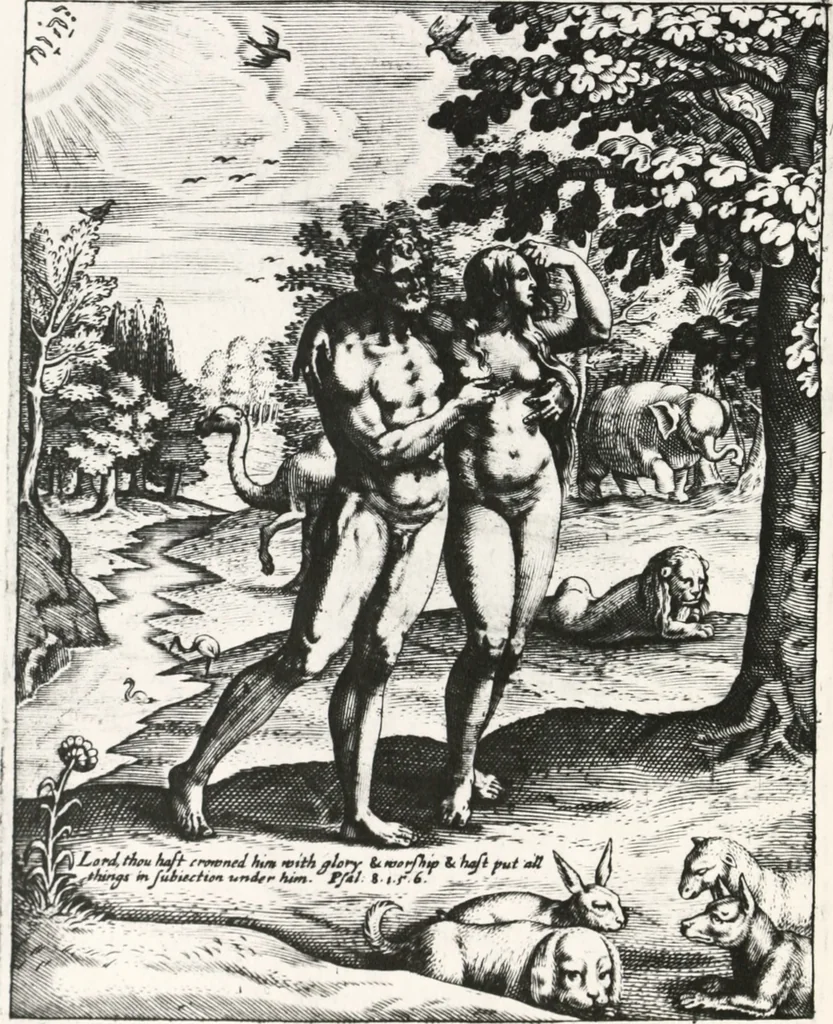 An illustration from The historie of the perfect-cursed-blessed man .., 1628, leaf 35