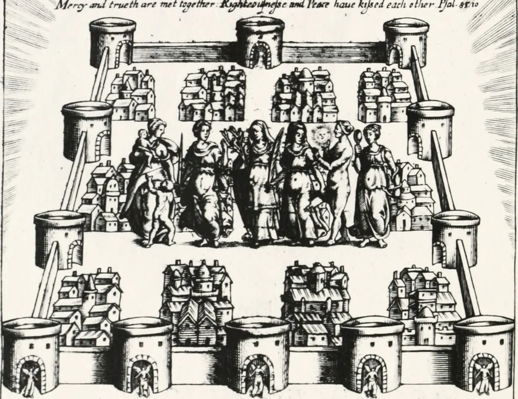 An illustration from The historie of the perfect-cursed-blessed man .., 1628, leaf 65