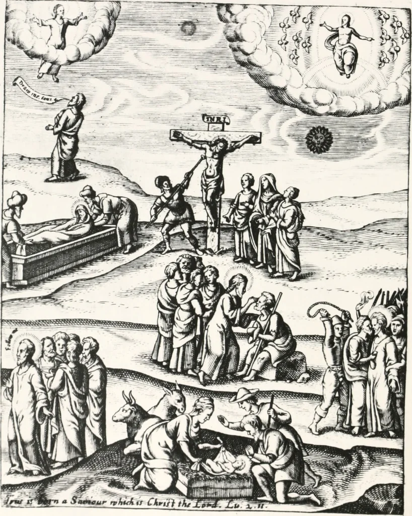 An illustration from The historie of the perfect-cursed-blessed man .., 1628, leaf 85