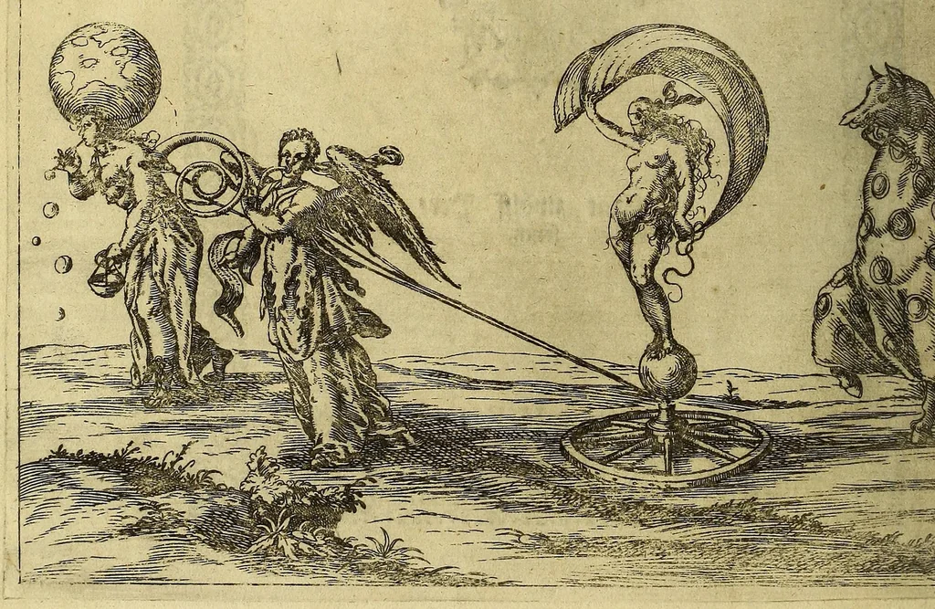 An illustration from Historische Beschreibung der fürstlichen Kindtauff Fräwlein Elisabethen zu Hessen &c. : Welche im Augusto dess 1596 Jahrs zu Cassel gehalten worden mit beygelegten Abrissen der Ritterspiele so damals vollnbracht,, 1598, leaf 92
