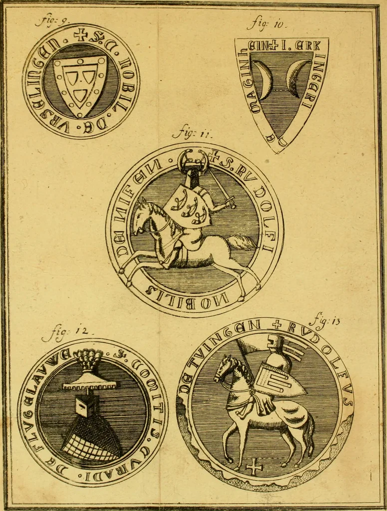 An illustration from Historische Beschreibung des Herzogthums Würtemberg und alle desselben Städte, Klöster und darzu gehörigen Aemter, 1752, leaf 206