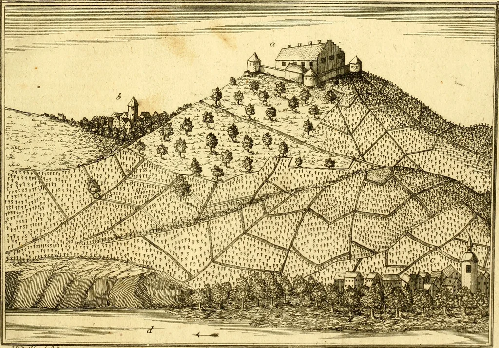 An illustration from Historische Beschreibung des Herzogthums Würtemberg und alle desselben Städte, Klöster und darzu gehörigen Aemter, 1752, leaf 26
