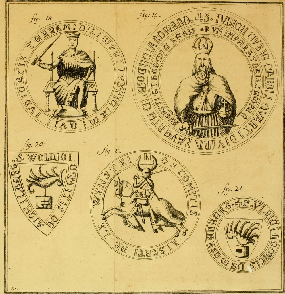 An illustration from Historische Beschreibung des Herzogthums Würtemberg und alle desselben Städte, Klöster und darzu gehörigen Aemter, 1752, leaf 348