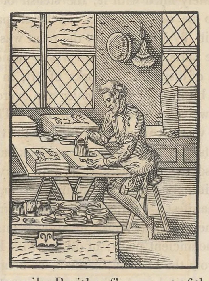 An illustration from Researches into the history of playing cards; with illustrations of the origin of printing and engraving on wood, 1816, leaf 222