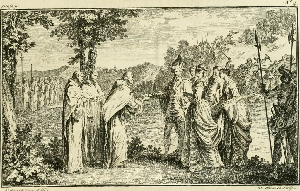 An illustration from The history and antiquities of the conventual and cathedral church of Ely : from the foundation of the monastery, A.D. 673 to the year 1771 : illustrated with copper-plates, 1771, leaf 24