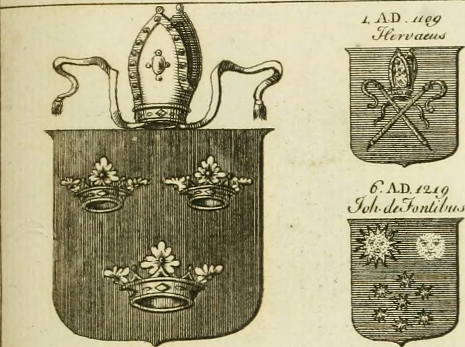 An illustration from The history and antiquities of the conventual and cathedral church of Ely : from the foundation of the monastery, A.D. 673 to the year 1771 : illustrated with copper-plates, 1771, leaf 338