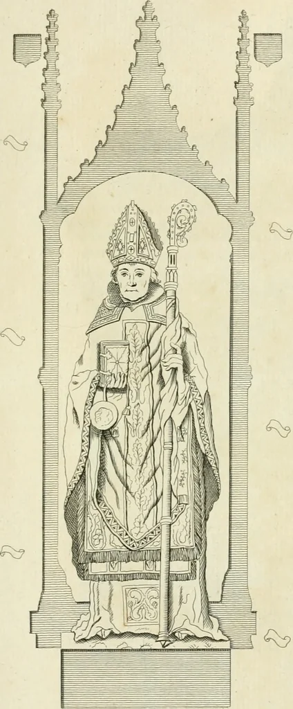 An illustration from The history and antiquities of the conventual and cathedral church of Ely : from the foundation of the monastery, A.D. 673 to the year 1771 : illustrated with copper-plates, 1771, leaf 360