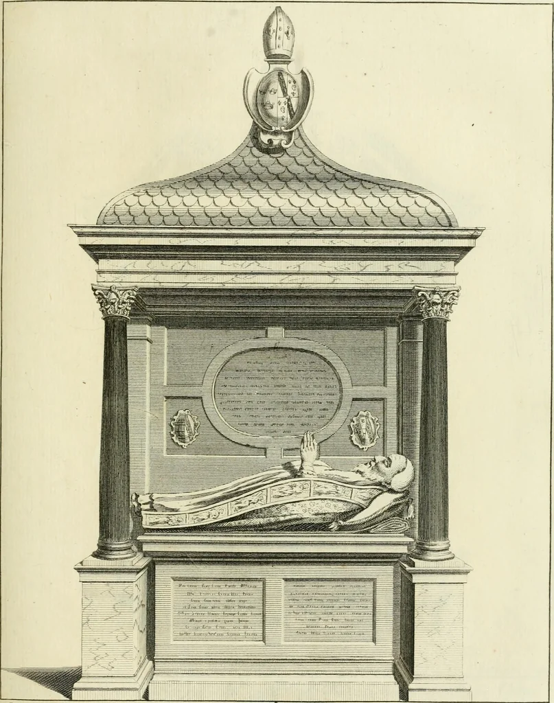 An illustration from The history and antiquities of the conventual and cathedral church of Ely : from the foundation of the monastery, A.D. 673 to the year 1771 : illustrated with copper-plates, 1771, leaf 362