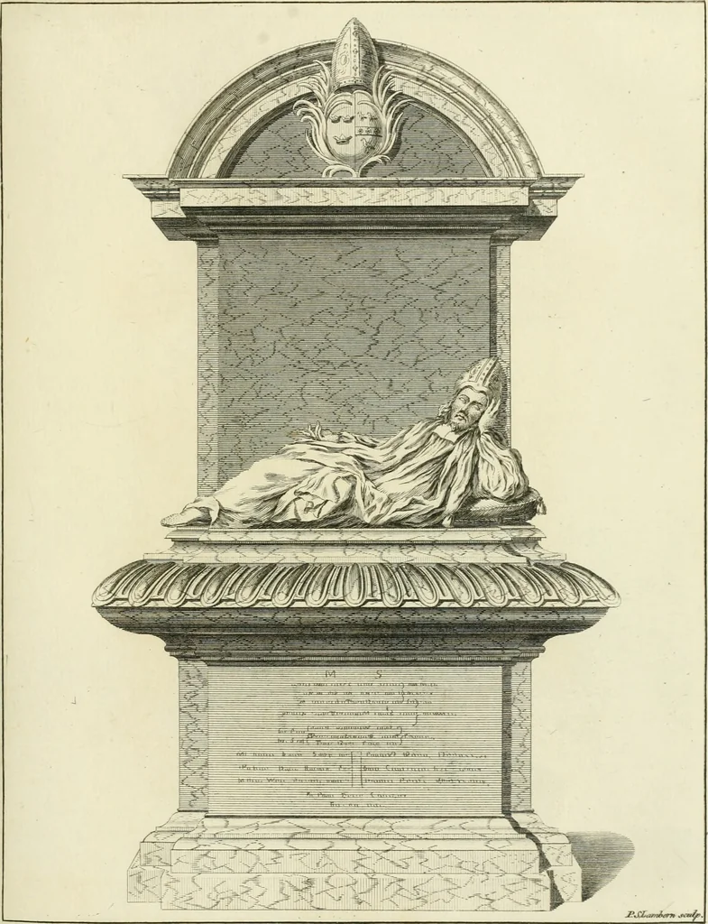 An illustration from The history and antiquities of the conventual and cathedral church of Ely : from the foundation of the monastery, A.D. 673 to the year 1771 : illustrated with copper-plates, 1771, leaf 366