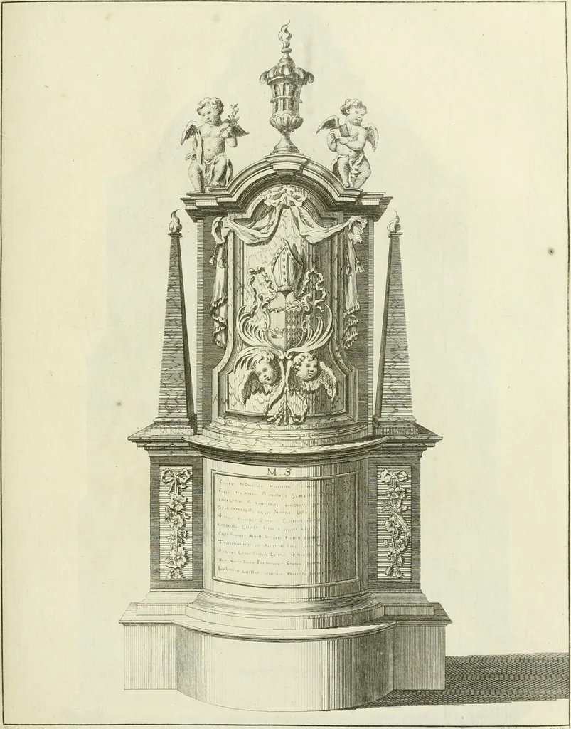 An illustration from The history and antiquities of the conventual and cathedral church of Ely : from the foundation of the monastery, A.D. 673 to the year 1771 : illustrated with copper-plates, 1771, leaf 368