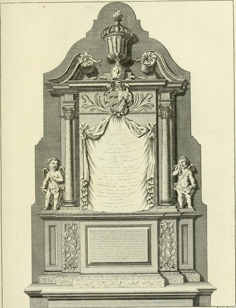 An illustration from The history and antiquities of the conventual and cathedral church of Ely : from the foundation of the monastery, A.D. 673 to the year 1771 : illustrated with copper-plates, 1771, leaf 370