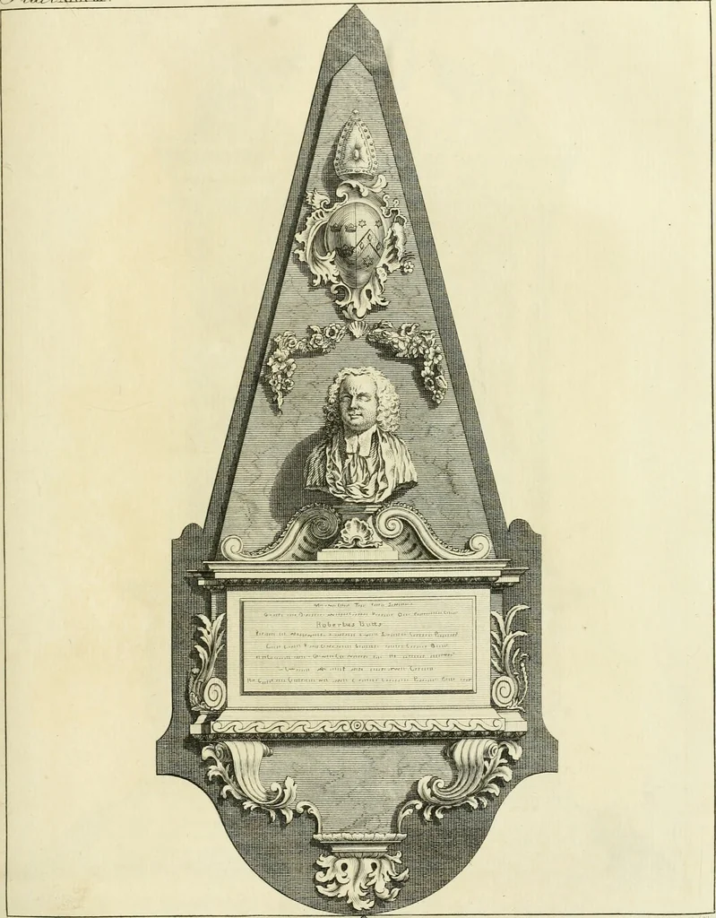 An illustration from The history and antiquities of the conventual and cathedral church of Ely : from the foundation of the monastery, A.D. 673 to the year 1771 : illustrated with copper-plates, 1771, leaf 376