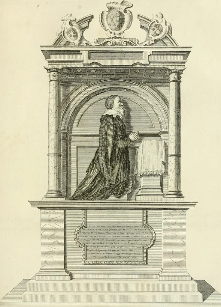 An illustration from The history and antiquities of the conventual and cathedral church of Ely : from the foundation of the monastery, A.D. 673 to the year 1771 : illustrated with copper-plates, 1771, leaf 378