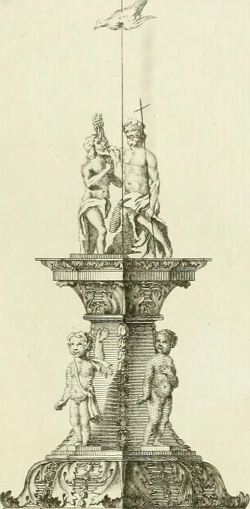 An illustration from The history and antiquities of the conventual and cathedral church of Ely : from the foundation of the monastery, A.D. 673 to the year 1771 : illustrated with copper-plates, 1771, leaf 380