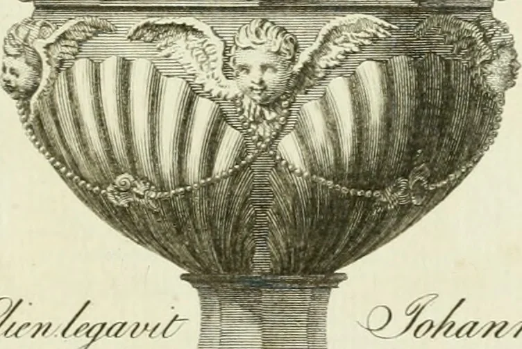 An illustration from The history and antiquities of the conventual and cathedral church of Ely : from the foundation of the monastery, A.D. 673 to the year 1771 : illustrated with copper-plates, 1771, leaf 380