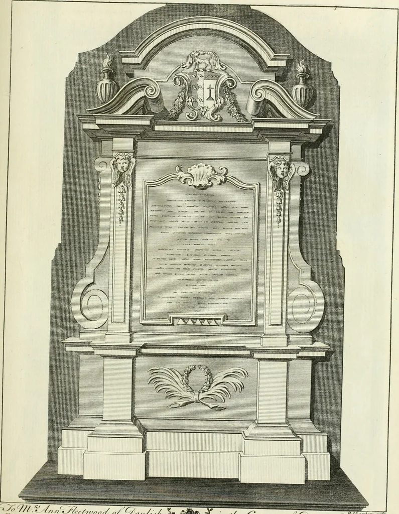 An illustration from The history and antiquities of the conventual and cathedral church of Ely : from the foundation of the monastery, A.D. 673 to the year 1771 : illustrated with copper-plates, 1771, leaf 382
