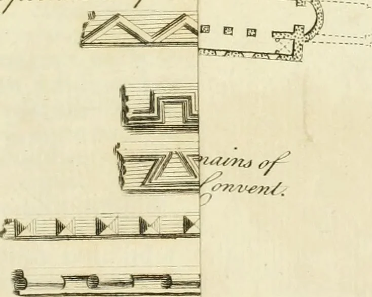 An illustration from The history and antiquities of the conventual and cathedral church of Ely : from the foundation of the monastery, A.D. 673 to the year 1771 : illustrated with copper-plates, 1771, leaf 406
