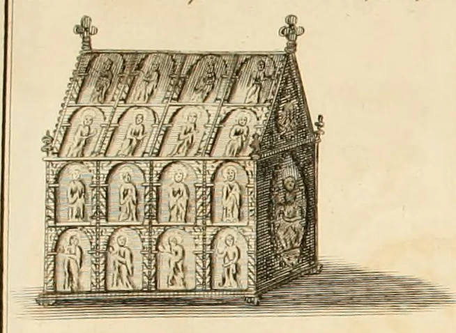 An illustration from The history and antiquities of the conventual and cathedral church of Ely : from the foundation of the monastery, A.D. 673 to the year 1771 : illustrated with copper-plates, 1771, leaf 407
